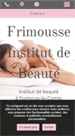 Mobile Screenshot of frimousse-beaute.com